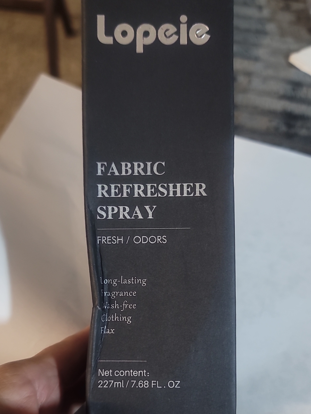 Lopeie Fabric Refresher Spray - Black Bottle